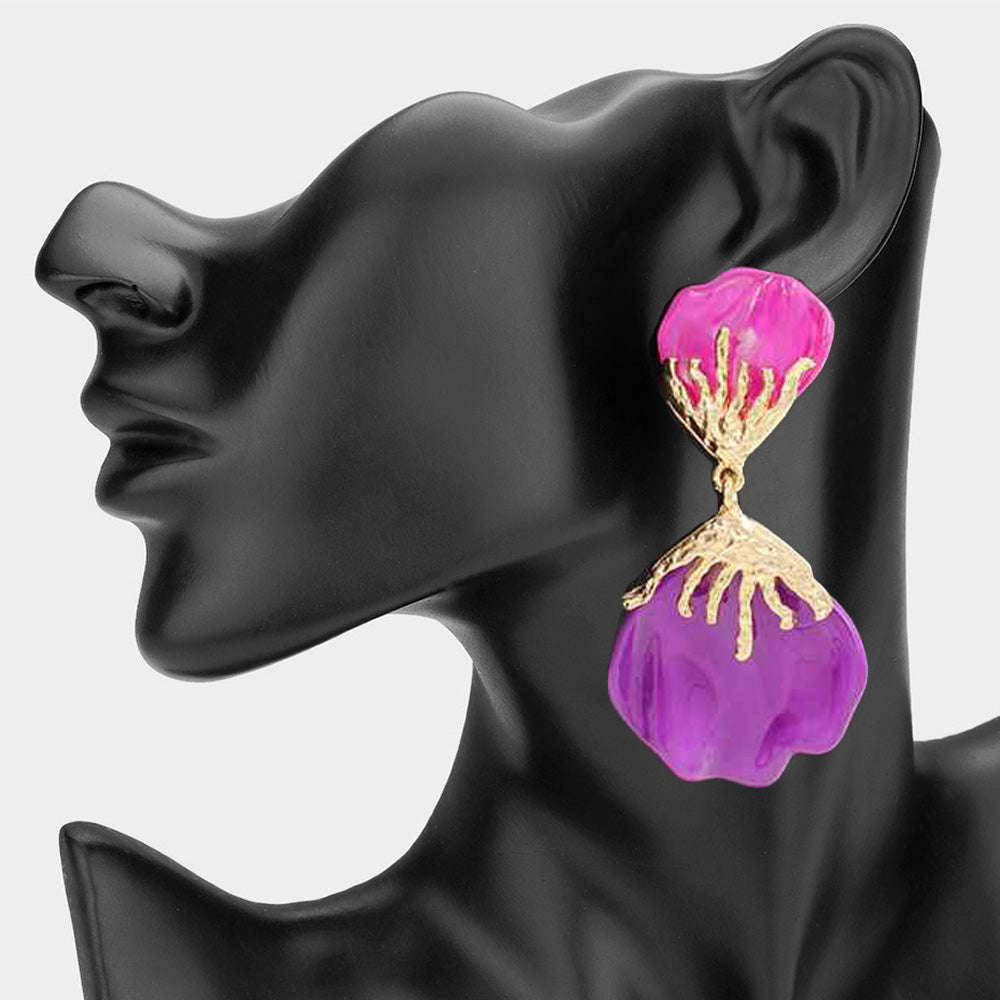 Flower Petals Earrings