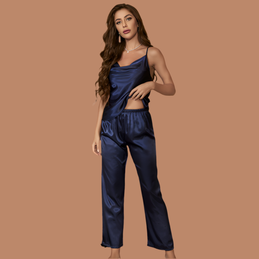 Sultry Black 2Pc Pajama Set