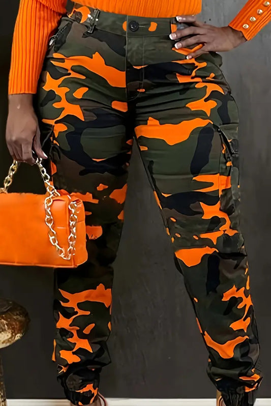 Orange Camo Pants