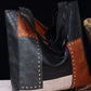 Rivet and Leather Tote Bags