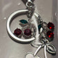Mini Cherry Keychains/Purse Charms