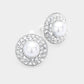 Rhinestone Clip-On Earrings