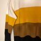Mustard Color-Blocked Sweater