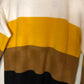 Mustard Color-Blocked Sweater