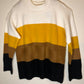 Mustard Color-Blocked Sweater